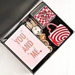 Love theme Diary Mug and Coaster Box