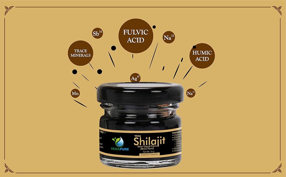 Natural & Pure Shilajit/Shilajeet Resin for Men & Women