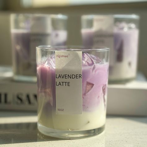 Lavender Latte Candle® - Golden Flame